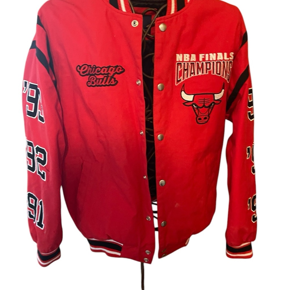 Red NBA Finals Champions Jacket - Picture 3 of 8